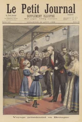 President Faure of France Visiting Brittany